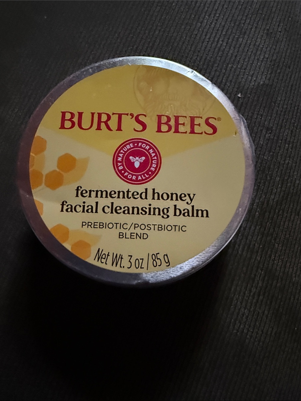 Burt's Bees Fermented Honey Facial Cleansing Balm - Yellow and Red Label